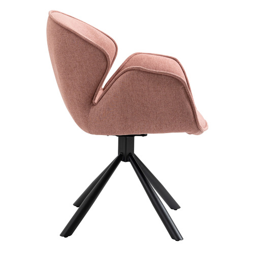 PalmgroveLane Powell Upholstered Swivel Dining Chair Temple & ster