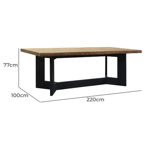 Ethan Recycled Pine Wood Dining Table