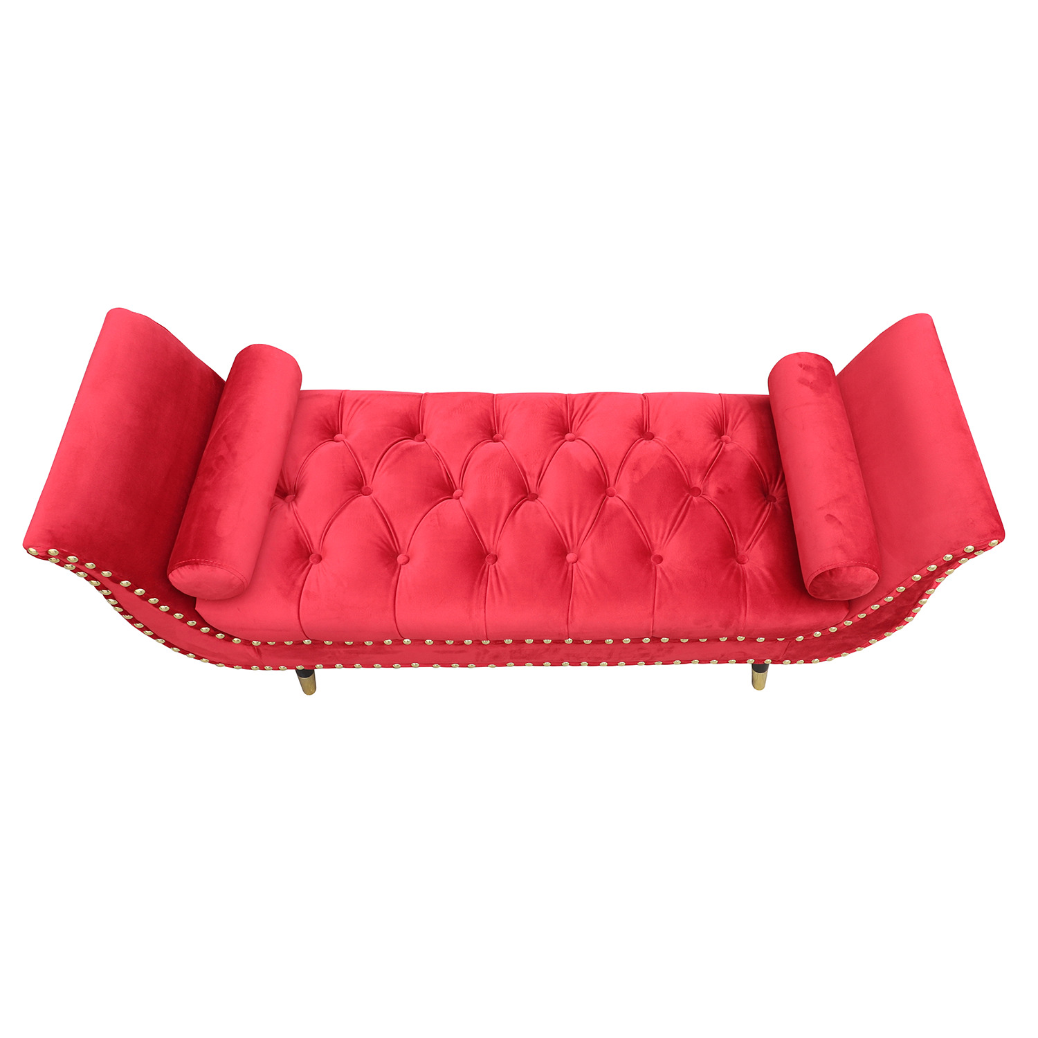 Nizar Polyester Ottoman Bench