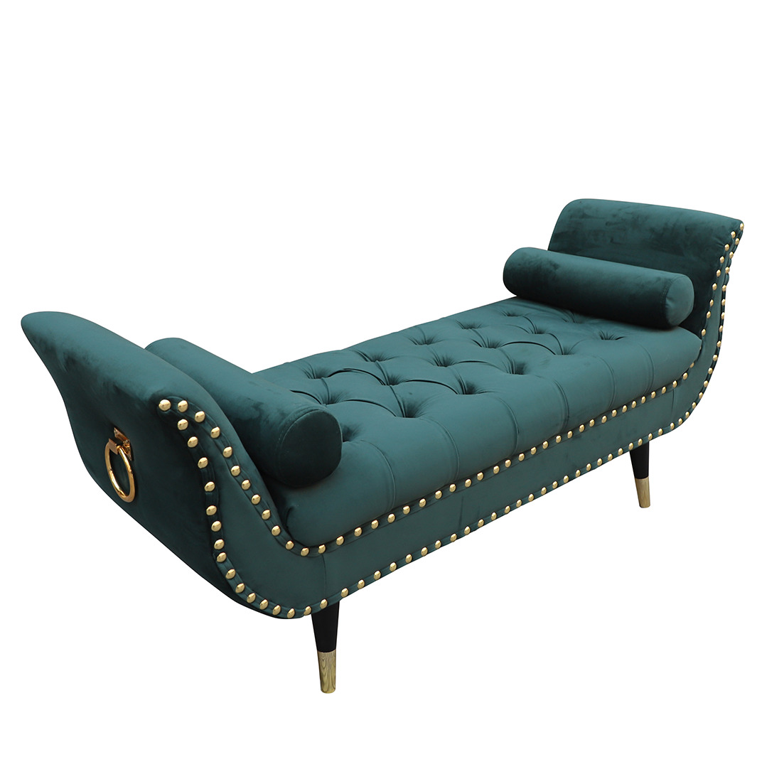 Nizar Polyester Ottoman Bench
