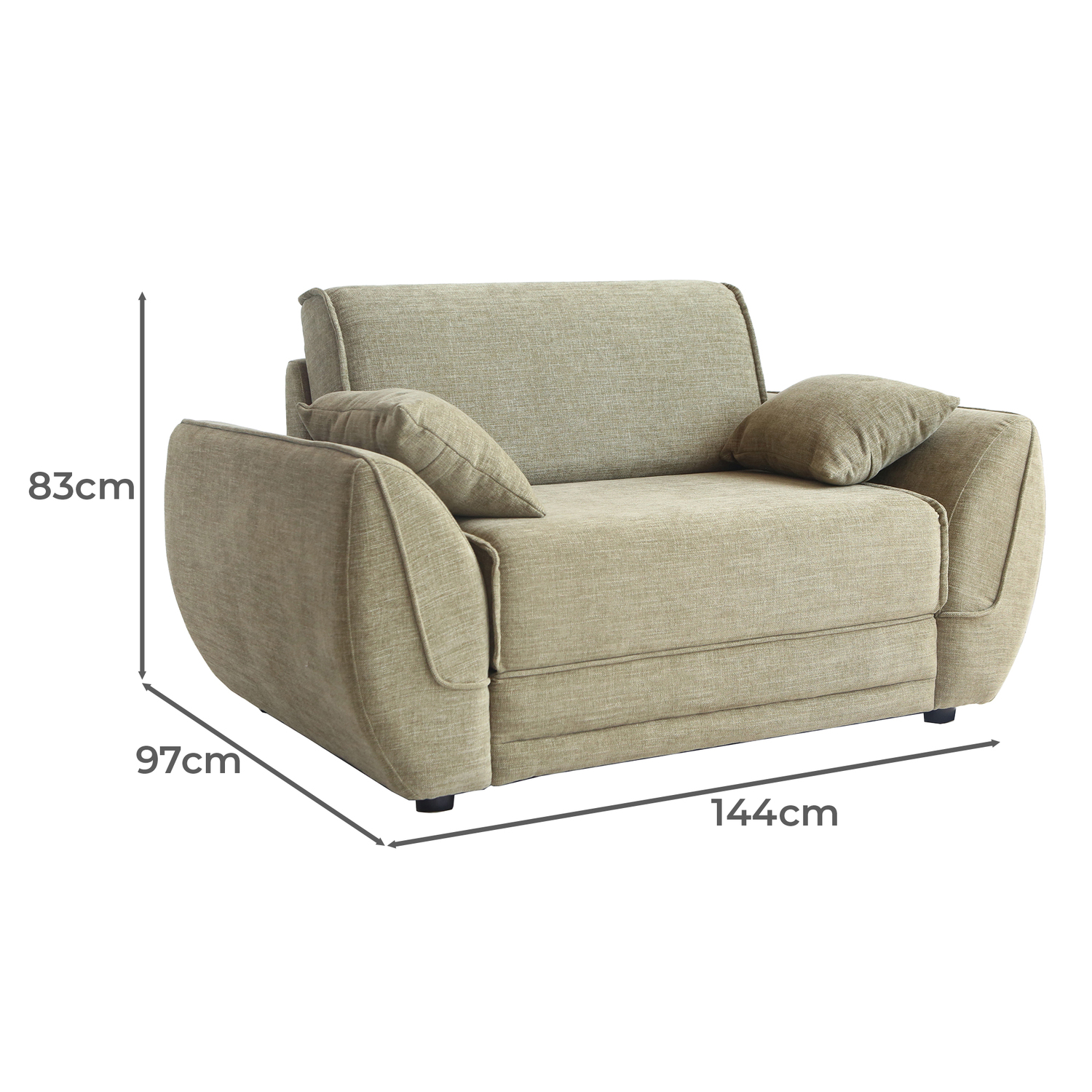 Egby Single Fold Out Sofa Bed