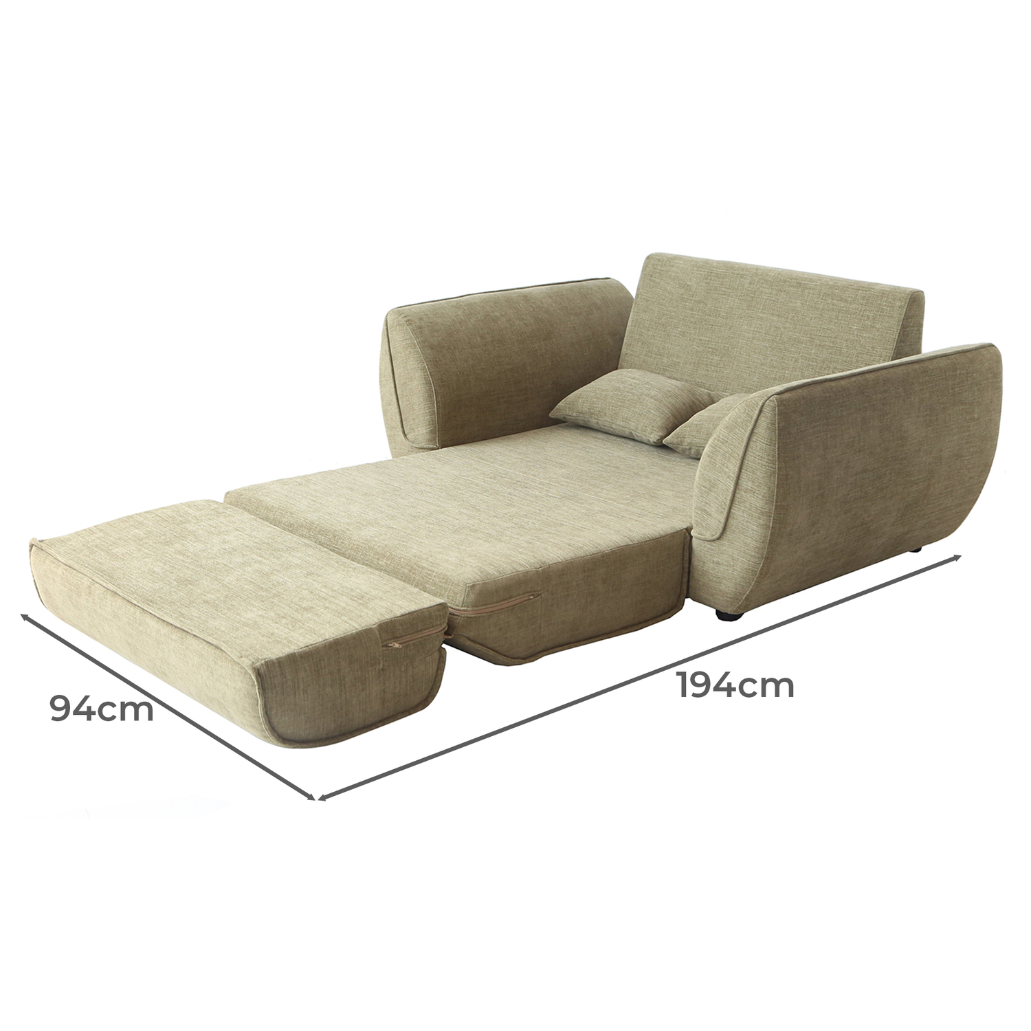 Egby Single Fold Out Sofa Bed