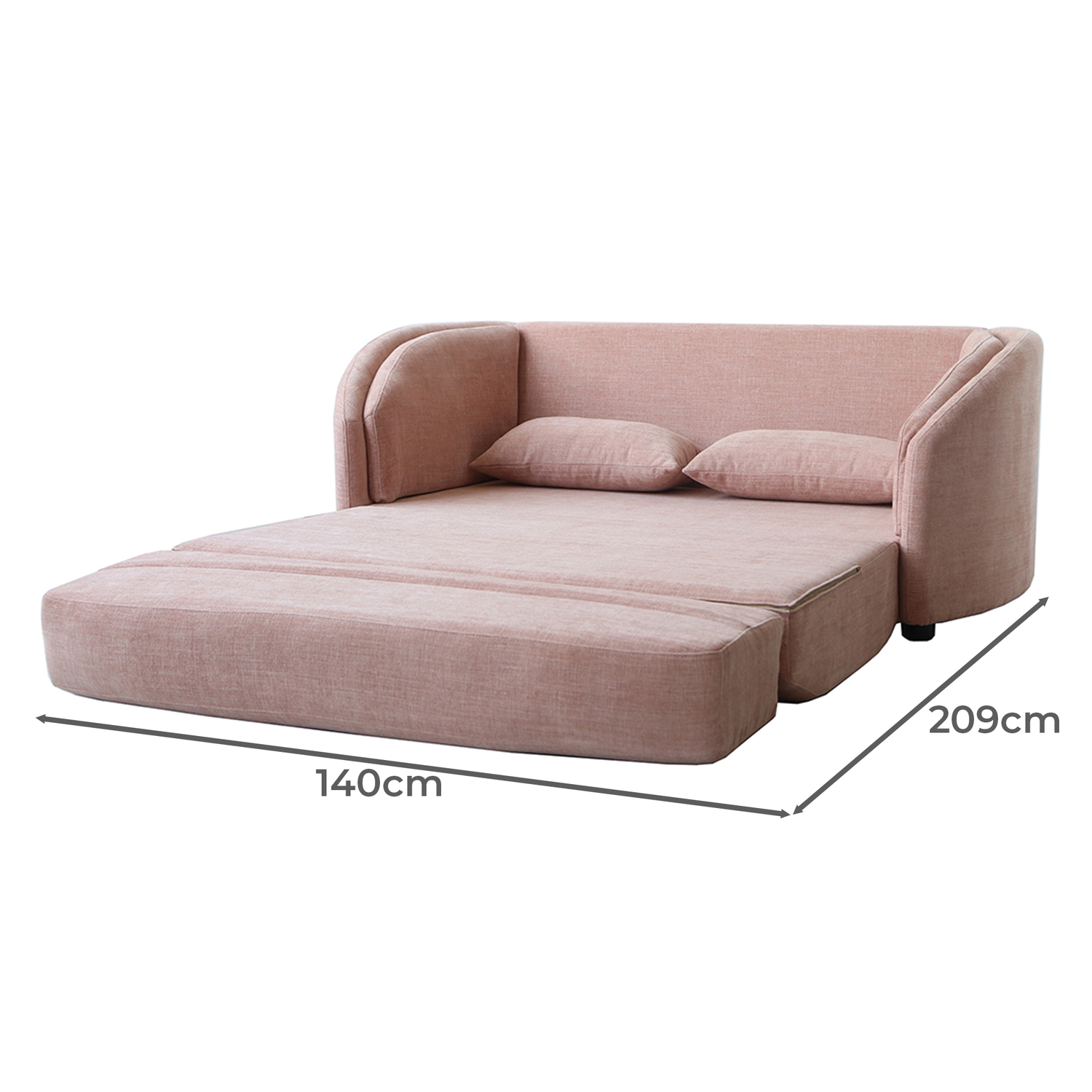 Gigi 2 Seater Fold Out Sofa Bed