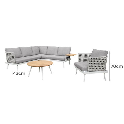 5 Seater Bray Outdoor Lounge Set