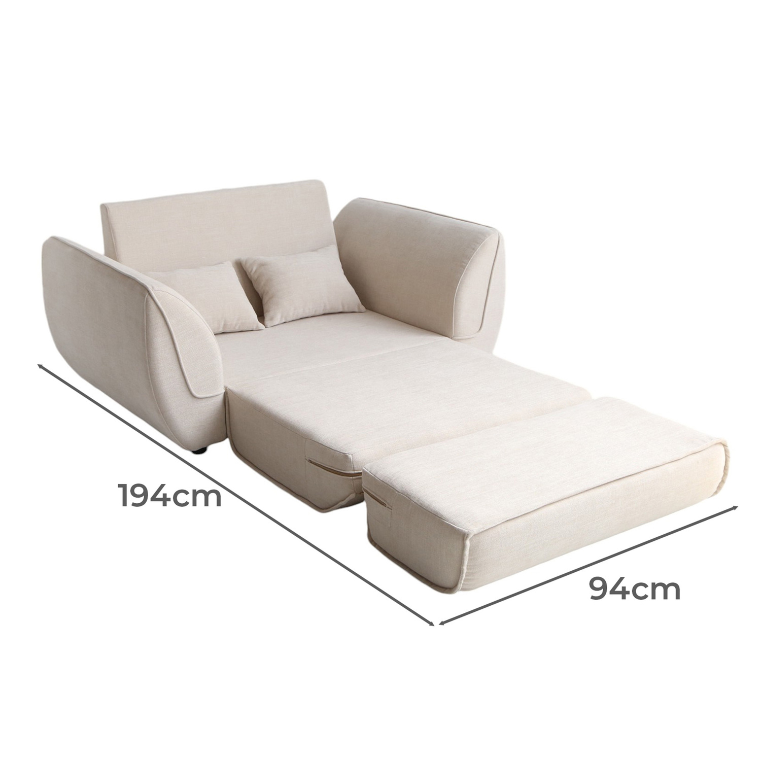 Egby Single Fold Out Sofa Bed