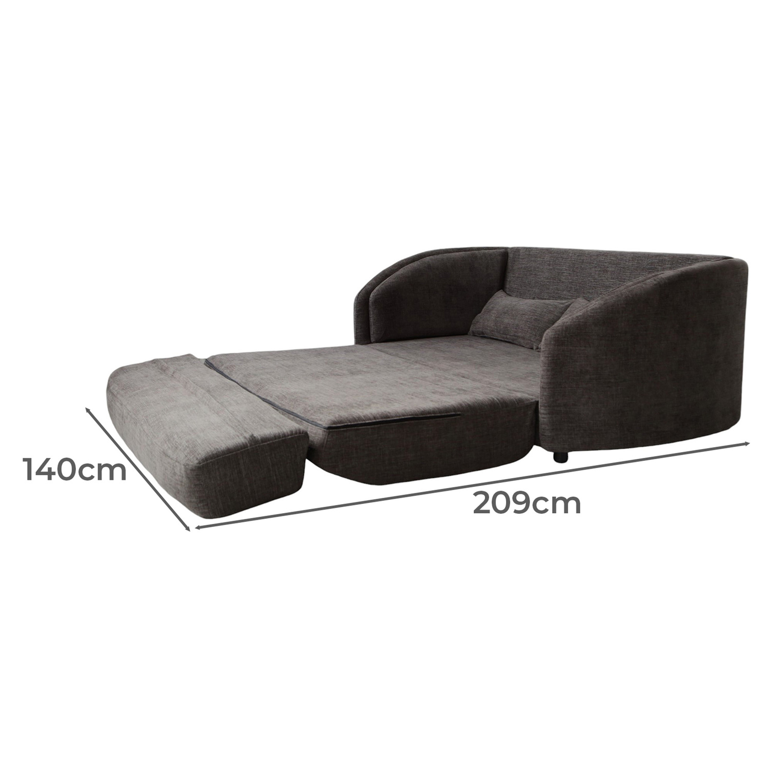 Gigi 2 Seater Fold Out Sofa Bed