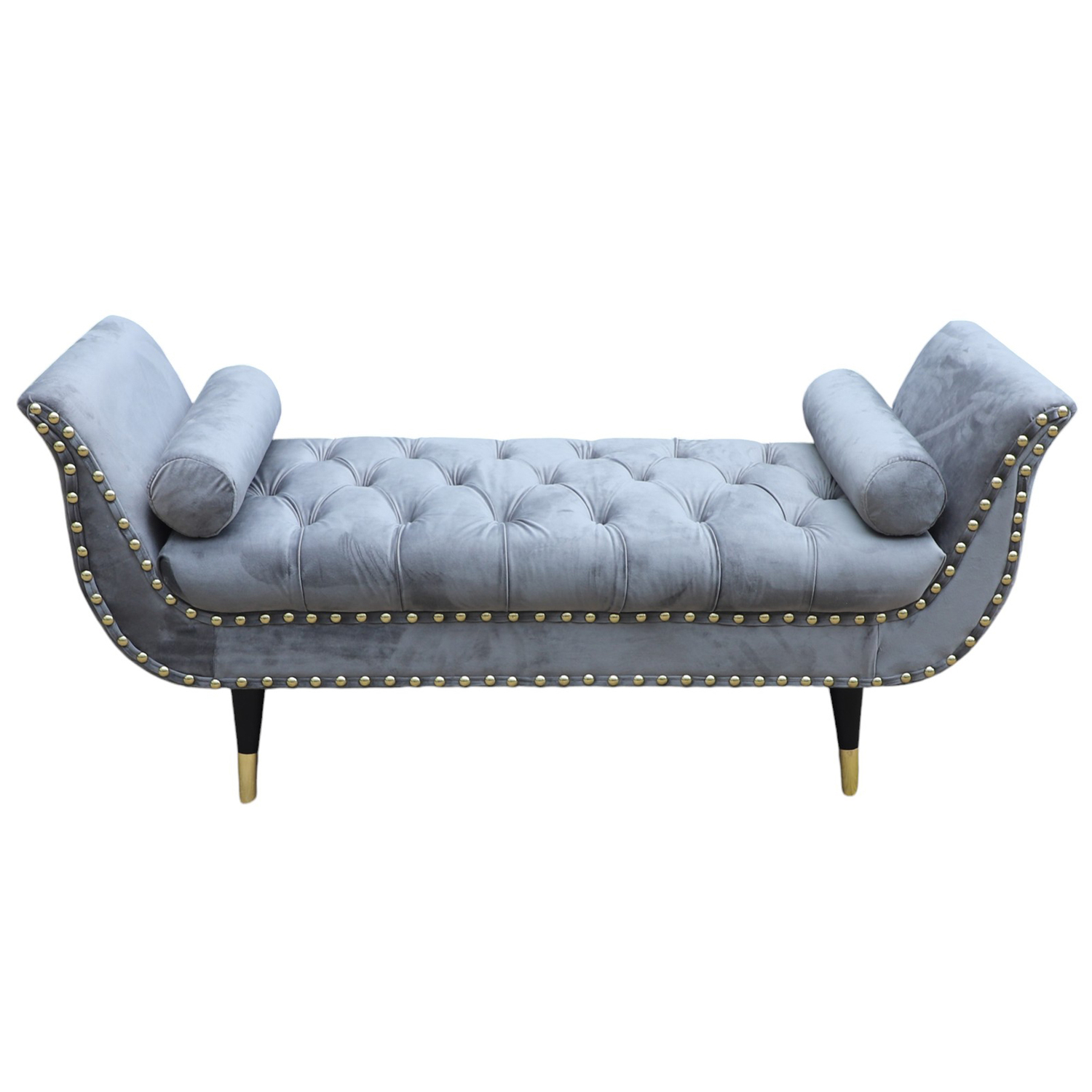 Nizar-Velvet-Ottoman-Bench