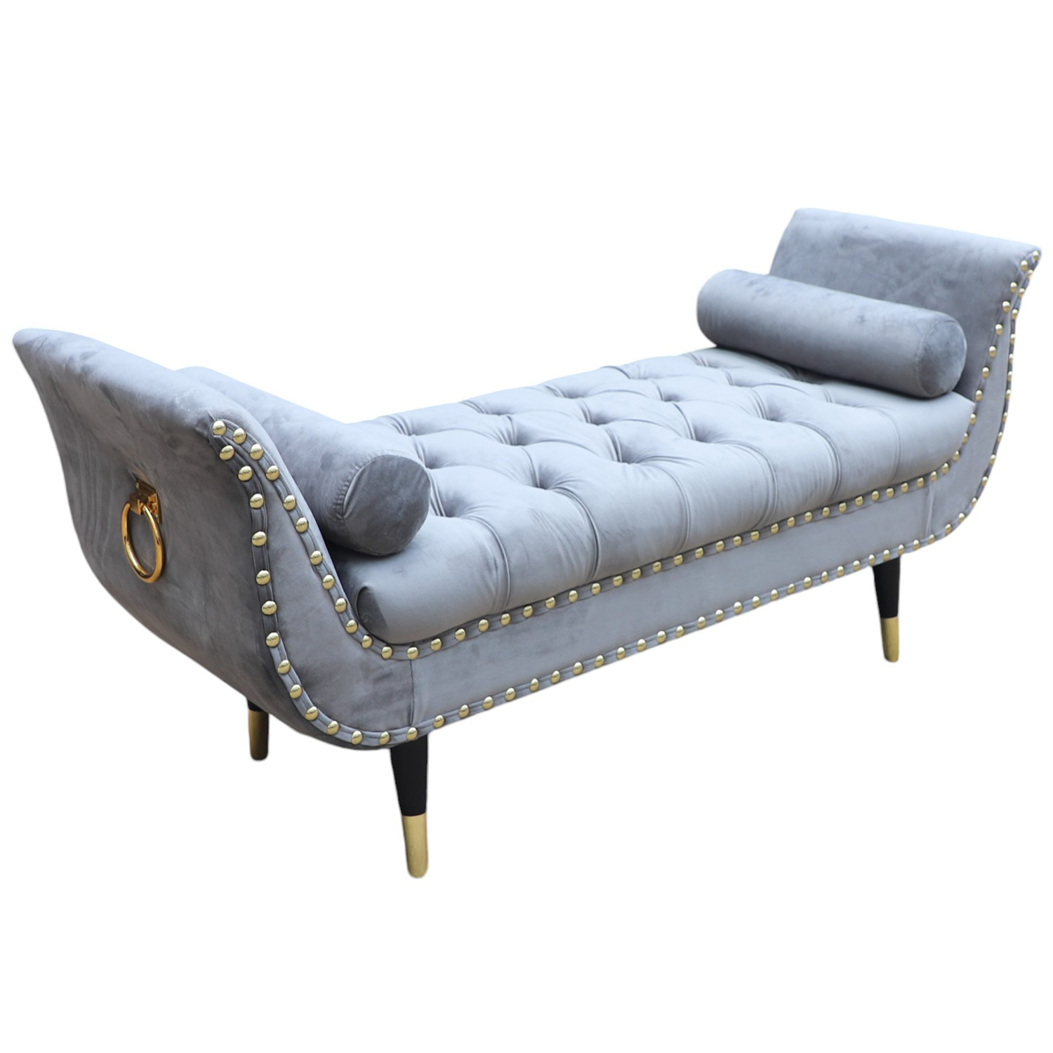 Nizar-Velvet-Ottoman-Bench