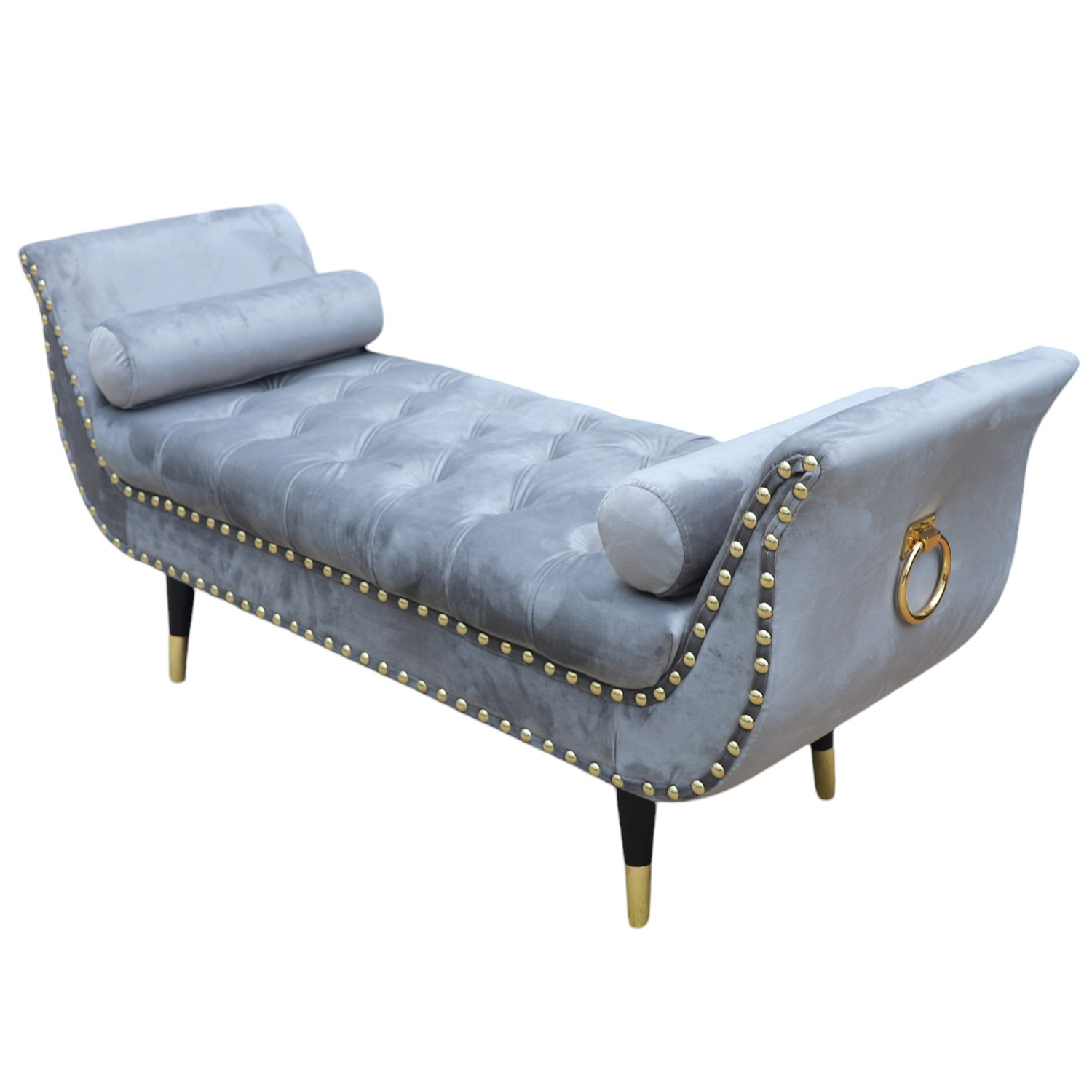 Nizar-Velvet-Ottoman-Bench