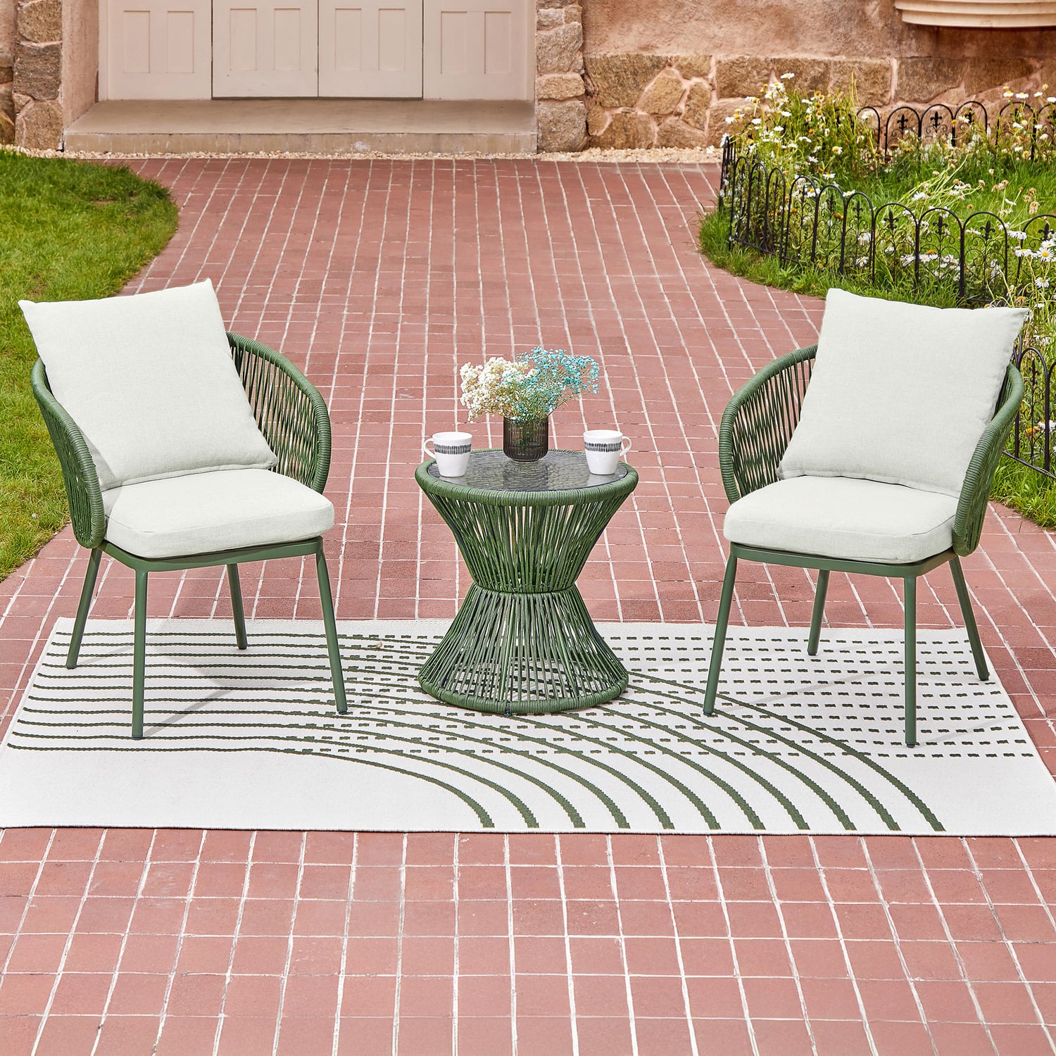 2 Seater Cyril Outdoor Lounge Set