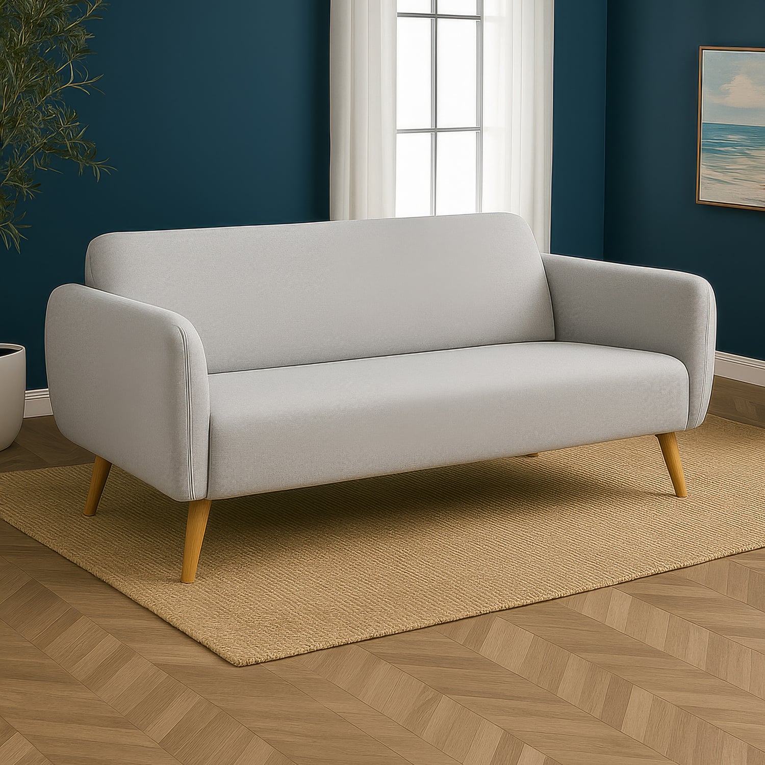 Sigur 2 Seater Upholstered Sofa