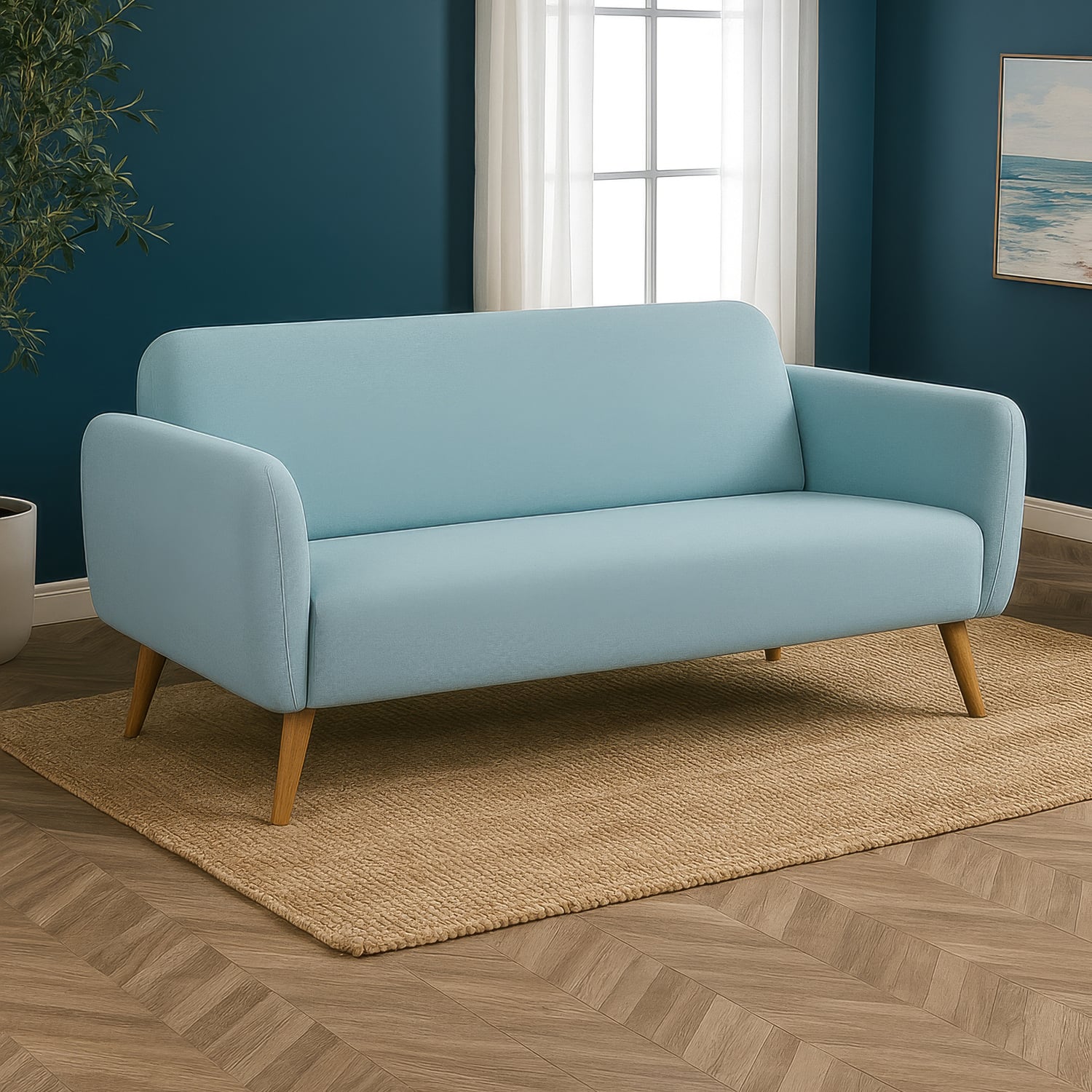 Sigur 2 Seater Upholstered Sofa