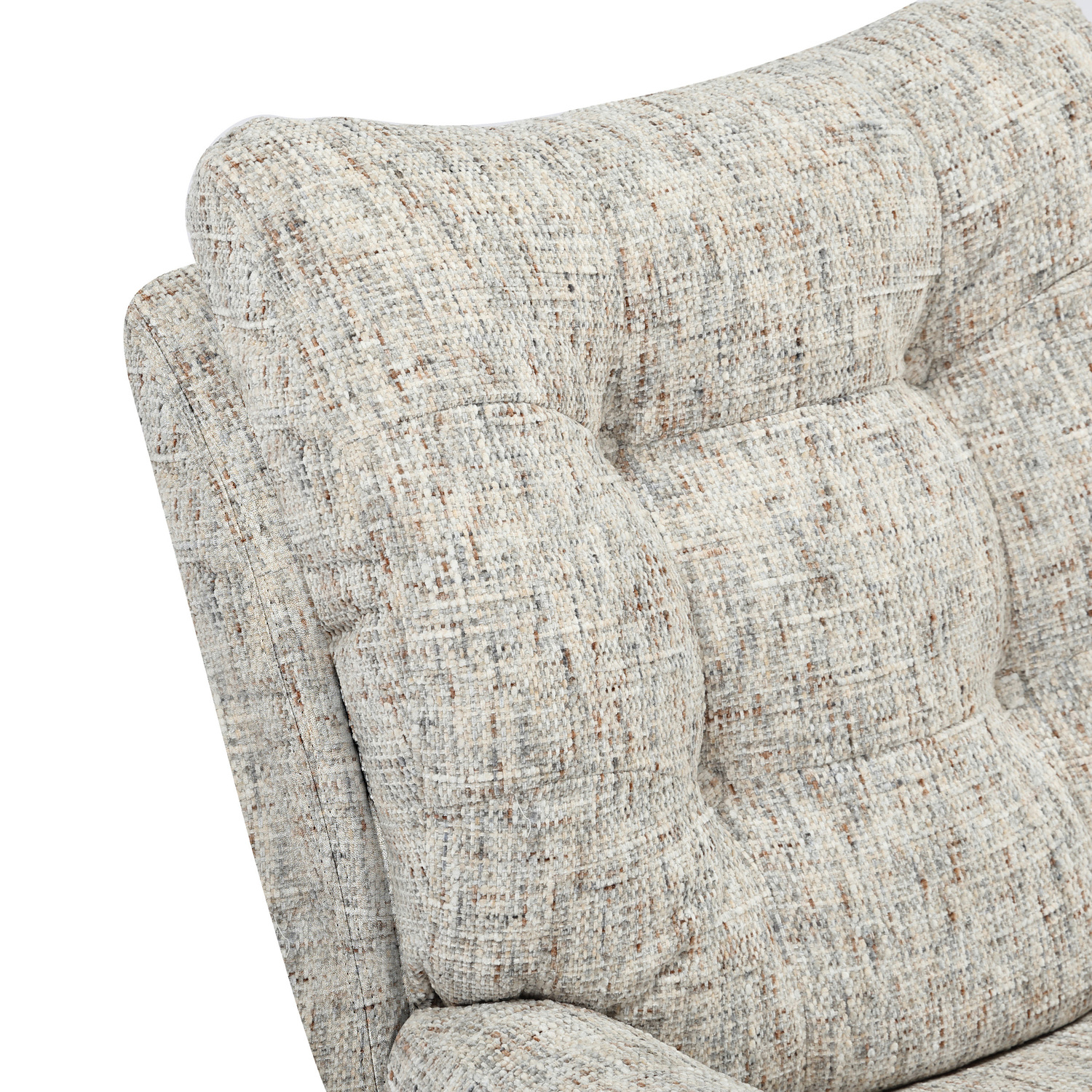 2 Piece Zea Swivel Chair & Footstool Set
