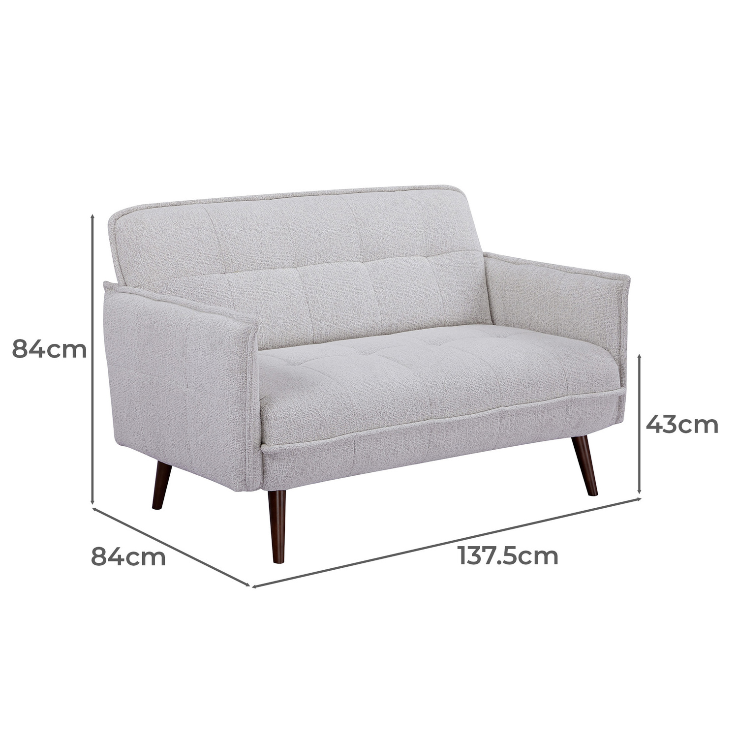 Cassini 2 Seater Upholstered Sofa