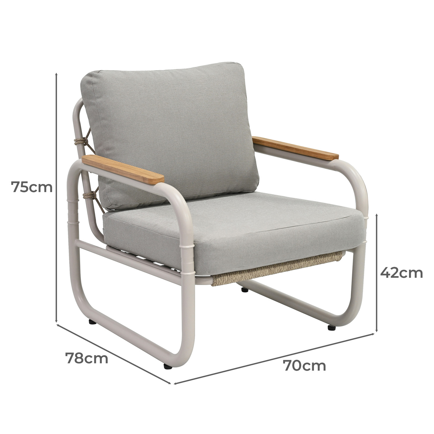 2 Seater Chidi Outdoor Lounge Set