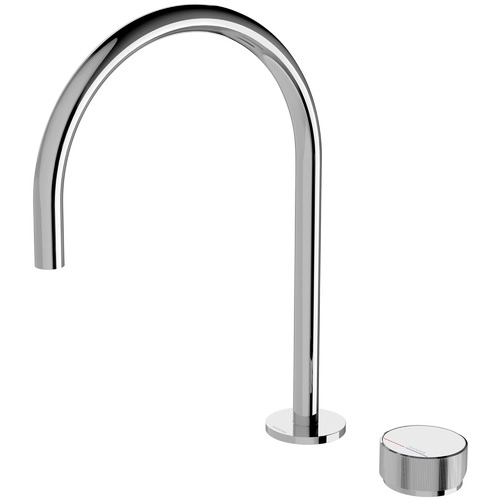 2 Piece Axia Gooseneck Spout & Hob Sink Mixer Tap Set