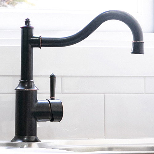 Nostalgia Shepherd's Crook Sink Mixer Tap