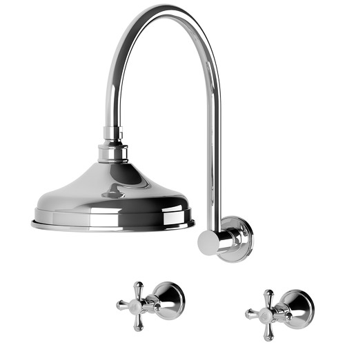 3 Piece Nostalgia Cross Shower Set