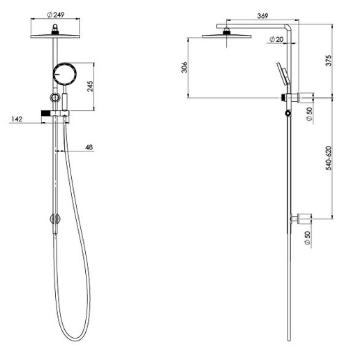 NX Iko Shower Set