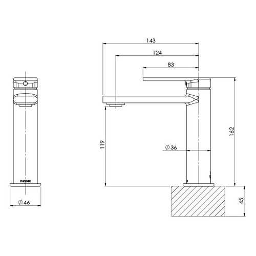 Teel Basin Mixer Tap