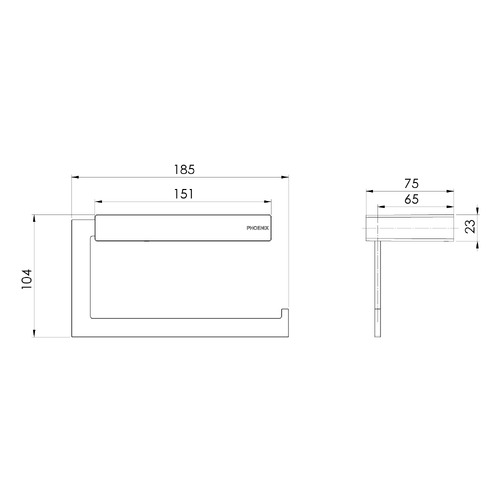Lexi MKII Toilet Roll Holder