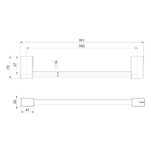 Lexi MKII Hand Towel Holder