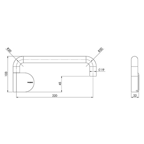 Round Designer Swivel Spout