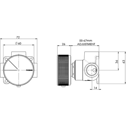 Axia Wall Mixer