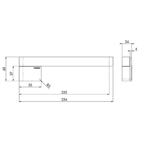Square Designer Swivel Spout