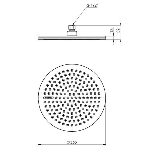 NX Quil Shower Head