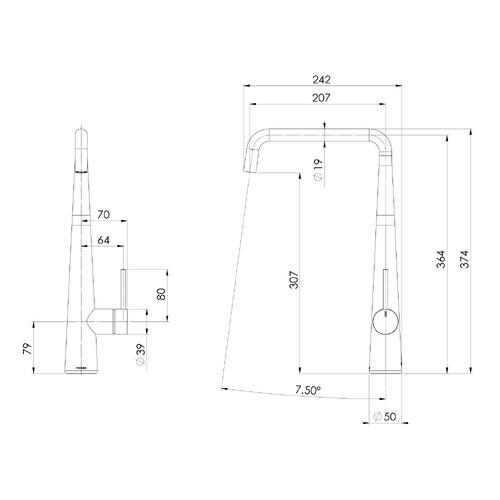 Erlen Sink Mixer Tap
