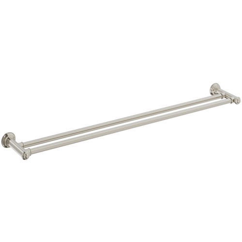 Cromford Double Bar Brass Towel Rail