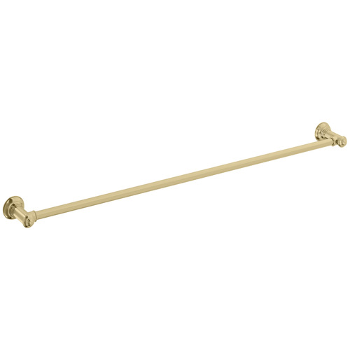 Cromford Single Bar Brass Towel Rail