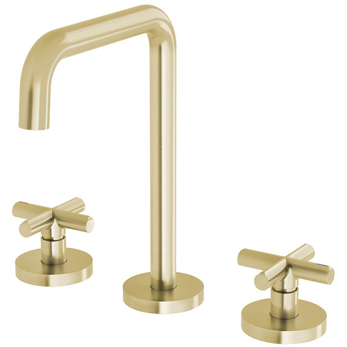 Vivid Slimline Plus Basin Spout & Cross Mixer Set