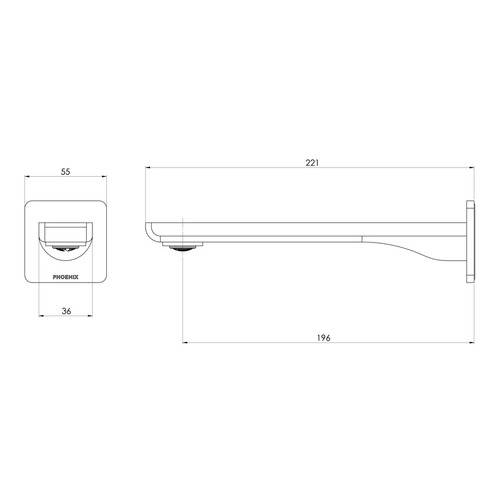 Gloss MKII Wall Spout