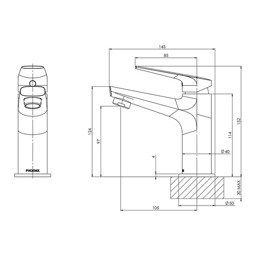 Arlo Basin Mixer Tap
