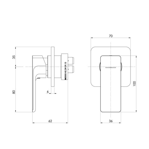 Gloss MKII Shower Mixer Fit-Off Kit
