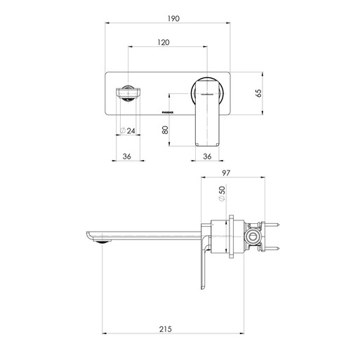 Gloss MKII Spout & Mixer Set