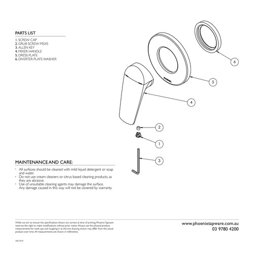 Ivy MKII Shower Mixer Trim Kit