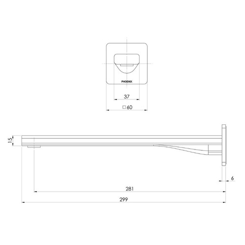 Radii Bath Spout