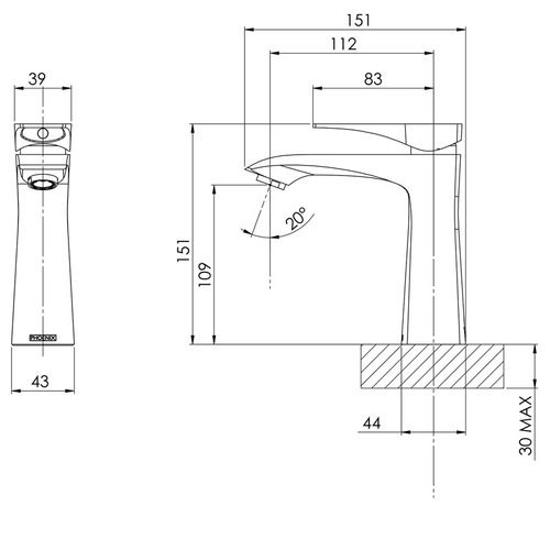Argo Basin Mixer Tap