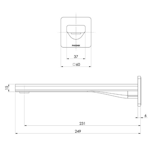 Radii Bath Spout