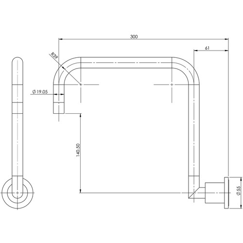 Radii Sink Spout