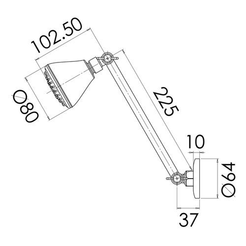 Ivy Shower Head & Arm