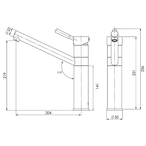 Vivid Premium Basin Mixer Tap