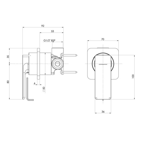 Gloss MKII Shower Mixer