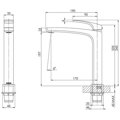 Rush Sink Mixer
