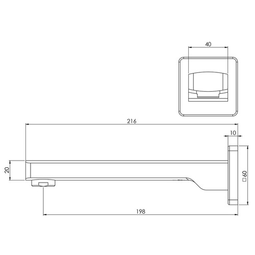 Teva Bath Spout