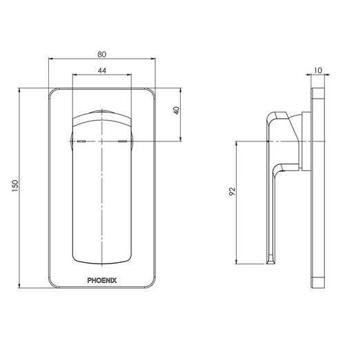 Teva Shower Mixer Trim Kit
