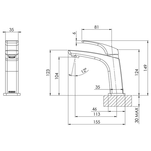 Rush Basin Mixer Tap
